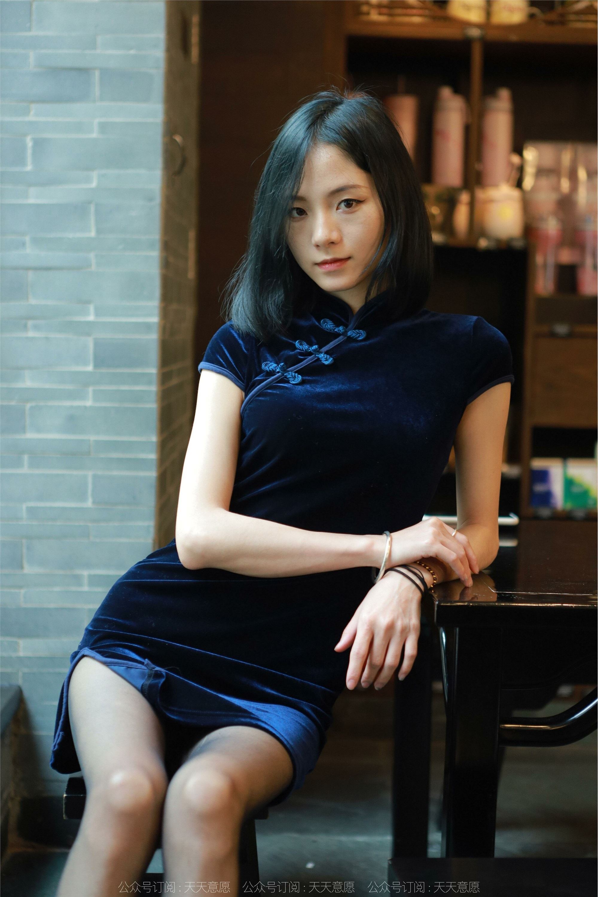 IESS异思趣向  2022.05.18 丝享家 1092：小六《深蓝旗袍》